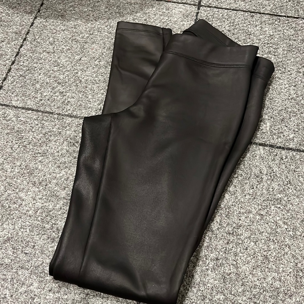 Express Womens Faux Leather Leggings